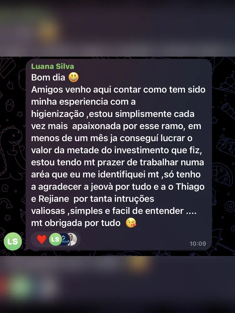 Depoimento de aluno do Método RTMLimp sobre será que realmente dá dinheiro? — imagem 24