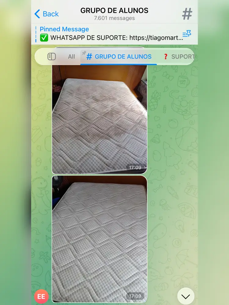 Depoimento de aluno do Método RTMLimp sobre resultados de serviços feitos pelos alunos — imagem 6