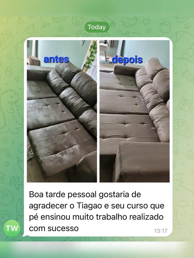 Depoimento de aluno do Método RTMLimp que começou sem experiência — imagem 3