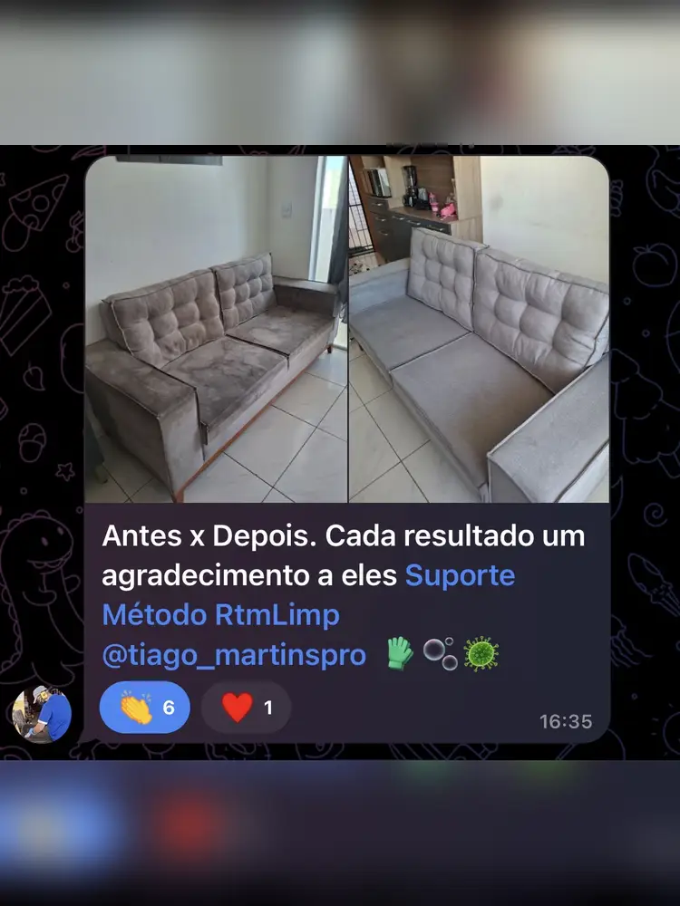 Depoimento de aluno do Método RTMLimp sobre resultados de serviços feitos pelos alunos — imagem 82