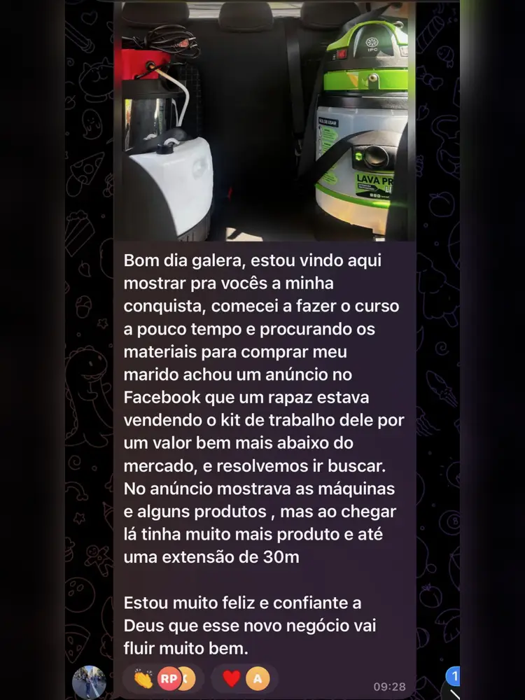 Depoimento de aluno do Método RTMLimp sobre preciso de muito dinheiro para começar? — imagem 17