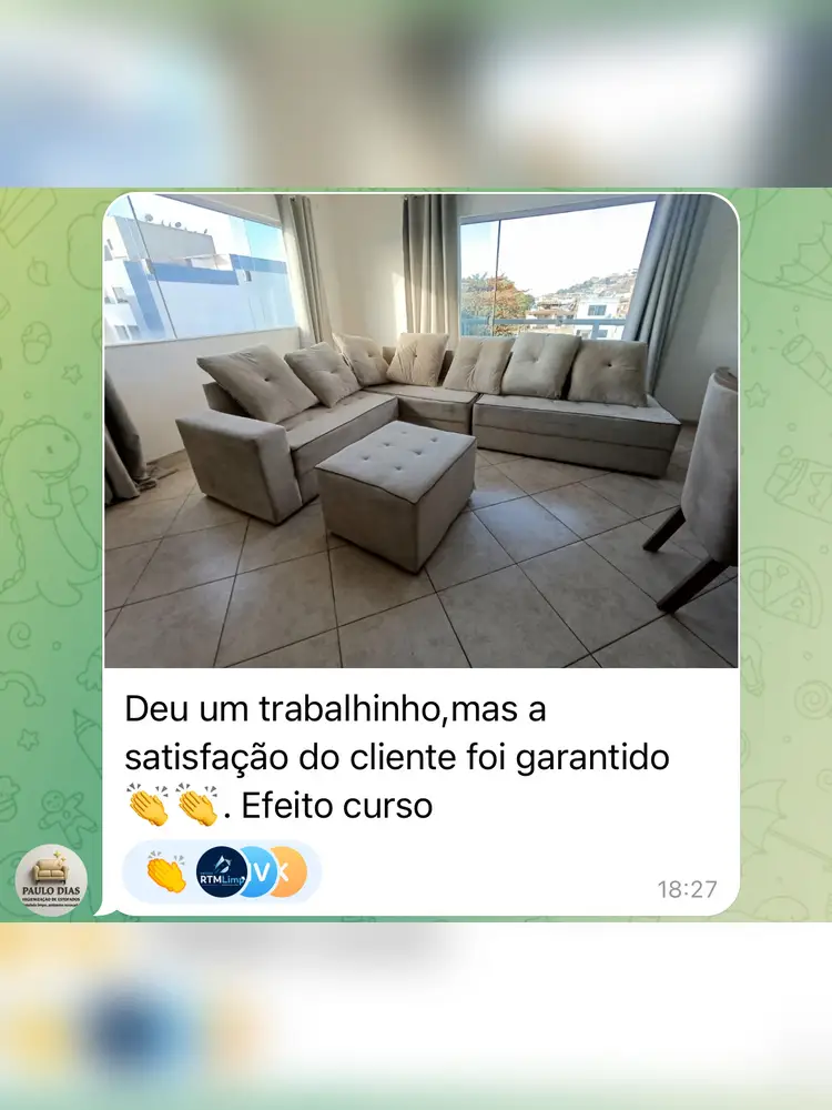Depoimento de aluno do Método RTMLimp sobre resultados de serviços feitos pelos alunos — imagem 95