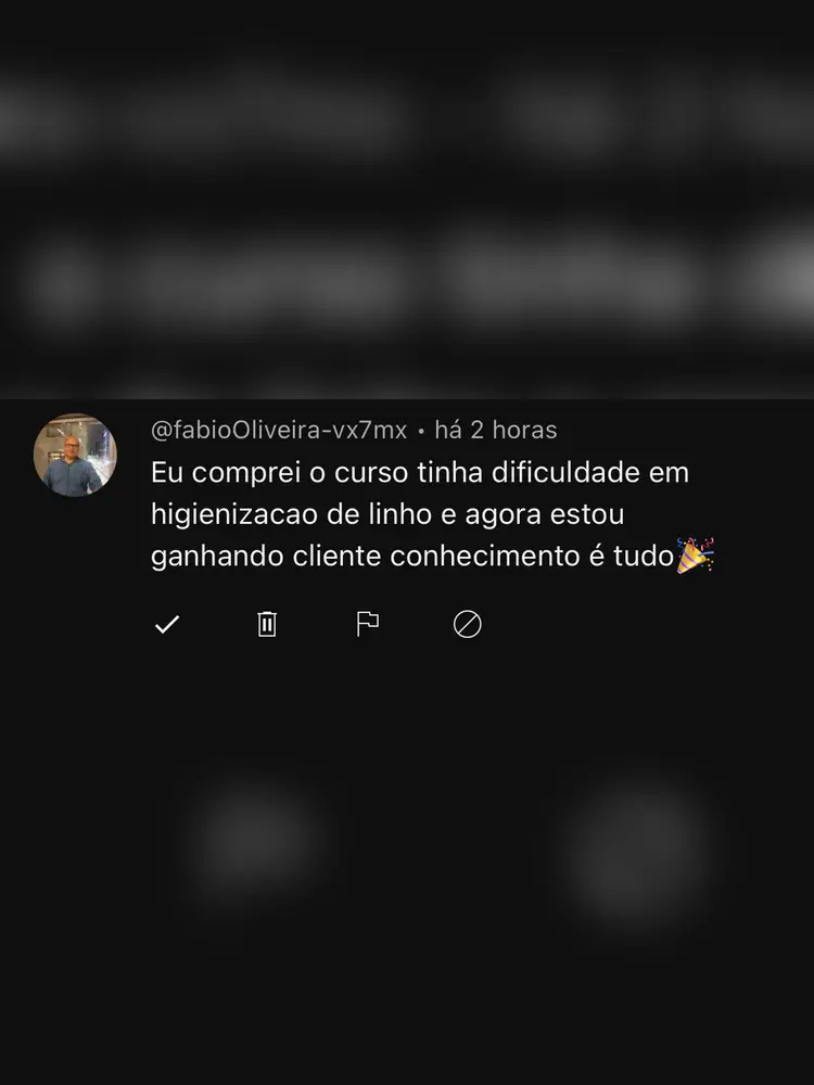 Depoimento de aluno do Método RTMLimp sobre e se eu manchar ou estragar o sofá do cliente? — imagem 1