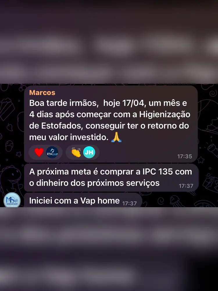 Depoimento de aluno do Método RTMLimp sobre será que realmente dá dinheiro? — imagem 13
