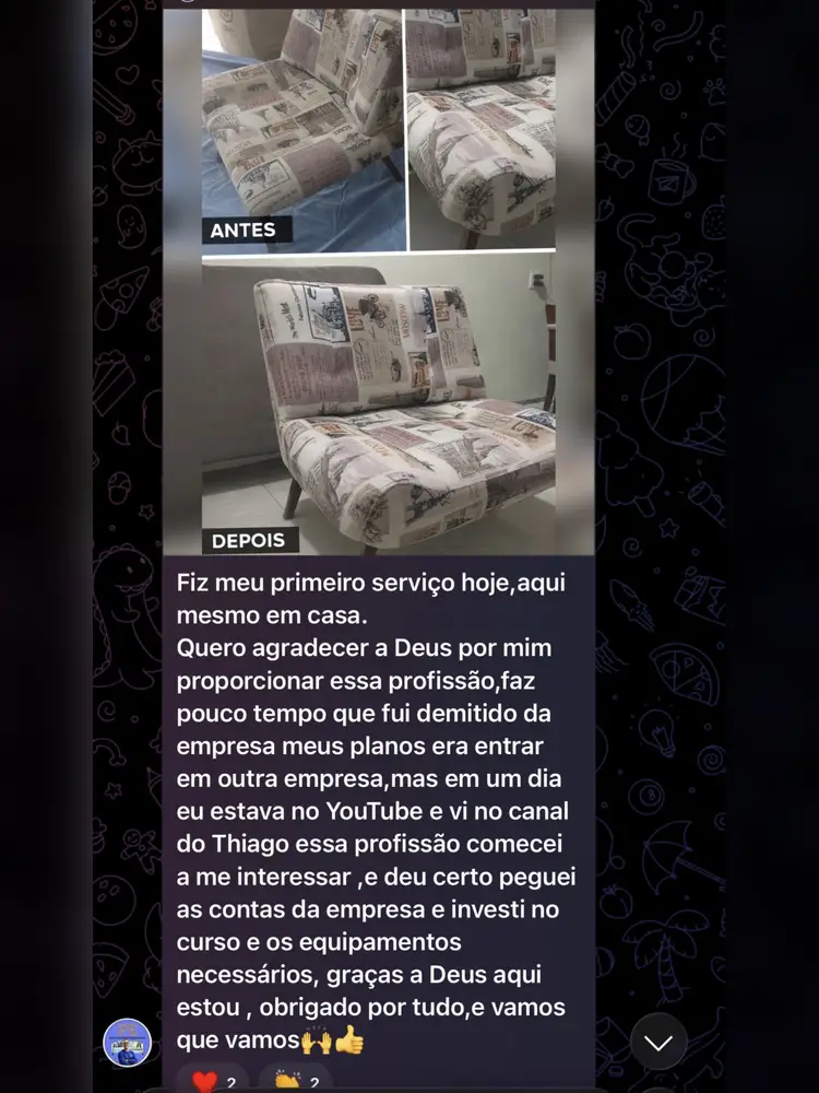 Depoimento de aluno do Método RTMLimp que começou sem experiência — imagem 12