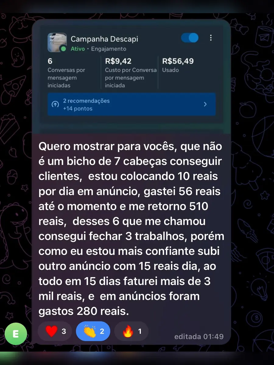 Depoimento de aluno do Método do Anúncio à Venda